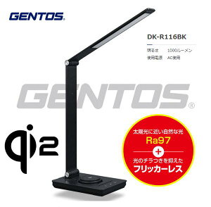 GENTOS�@���~�T�X �������dQi2�Ή� �����F�f�X�N���C�g �u���b�N�@DK-R116BK