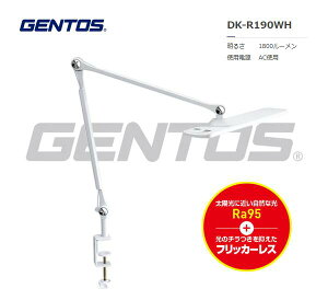 GENTOS�@���~�T�X �����F�N�����v���f�X�N���C�g �z���C�g�@DK-R190WH