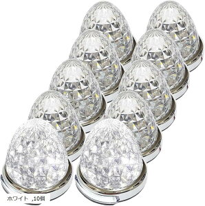 ݊i JX^}CY 12V 24V gbNp LED }[J[v H@\t TCh bLO 5ʃNX^Jbgdl 22LED ėp (zCg, 10)