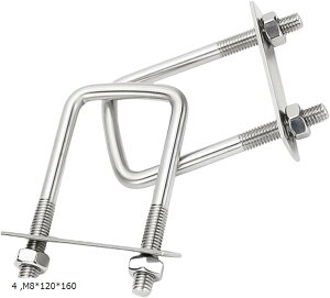 �X�e�����X �R�̎��{���g 2�Z�b�g �J�[�|�[�g �Œ���� �p�p�C�v�p �v���[�g �i�b�g�t�� �R�^�{���g (M8x120x160)