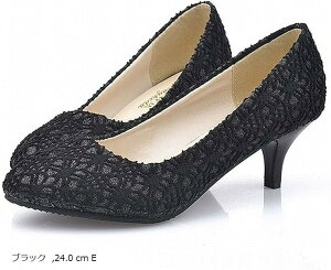 �� ���[�X �p���v�X �t�F�~�j�� ���f�B�[�X �V���[�Y �C ���� (�u���b�N, 24.0 cm E)