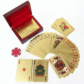 Gold Euro Playing Cards with Plastic Case (GOLD Euro)