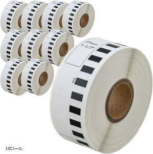 �݊��i �݊� DK-2210 �u���U�[ ���x�� 10���[���Z�b�g brother QL-700 / QL-800 QL-820NWB ���� (10���[��)