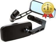 【楽天ランキング1位入賞】互換品nakira 折りたたみ バイク カスタム ミラー 汎用 10mm 正ネジ 逆ネジ 8m…