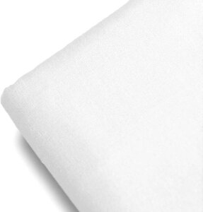 純白 手芸 用 綿麻 無地 生地 1.5x3m(150cmx3m)