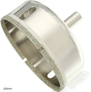 ホールソー ガラス タイル 用 サイズ 6〜150mm ガラス穴開け 工具 ホルソー 100mm (100mm)