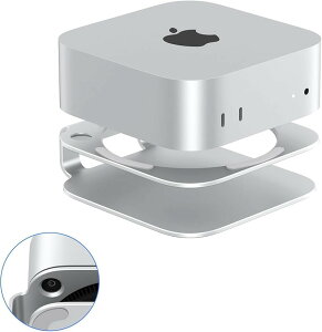 Mac mini M4 �X�^���h �A���~�}�E���g 2024���f���^M4 Pro�Ή� ��p���� �d���{�^���A�N�Z�X ����~�ߕt�� �A�N�Z�T���[ (�V���o�[)