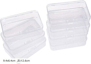 12Zbg 9.4x6.4x2.6cmvX`bNP[X NA[{bNX ANZT[ r[Y p[c[P[X lߑւe p[{bNX ` (9.4x6.4cm, 2.6cm)