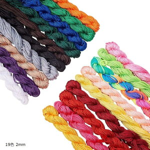 PandaHall Elite 19oh 19F 2mm cCXg iC [v ҂݃R[h iC gR[h Ntg[v {w~A iCR[h }N J[e DIYp Ǌ|p(19F 2mm, 2mm)