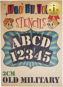 �y�y�V�����L���O1�ʓ��܁z�X�e���V���V�[�g �A ���t�@�x�b�g�啶���������Z�b�g OLD MILITARY 3cm SSOM cm (��, 3cm)