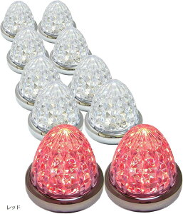 ݊i JX^}CY 24V gbNp LED }[J[v TCh 8ʃNX^Jbgdl 16LED ėp 10 Zbg bh (bh)