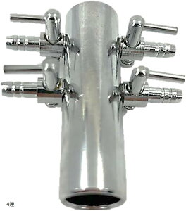 エアー 分配器 バルブ エアーチューブ エアーバルブ エアー分岐 水槽用エアポンプアクセサリ ブロワー エアーポンプ (4連)