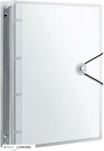 横向き ダム お城 カード A4 収納 ファイル トレカ 推し活 KPOP 収集 保管 (ホワイト (104枚収納), A4サイズ)