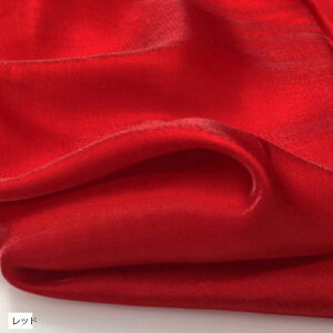全16色 シルク 風 サテン 生地 カラー 約2mx幅1.5m(レッド)