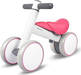 三輪車 10ヶ月-3歳 Mini Bike チャレンジバイク 幼児用 こども自転車 ベビーバイク( マゼンタ)