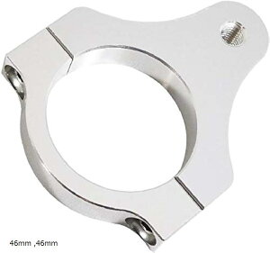 シーエムワイ セレクト ステアリングダンパー ブラケット バイク ステダン(46mm, 46mm)