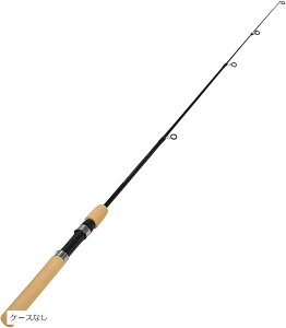 約100cm コンパクトロッド 短竿 収納時約35cm 穴釣り ヘチ釣り 小物ルアーなど バス ケースなし (ブラック, 100cm)