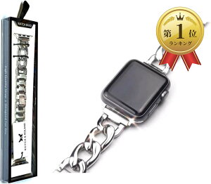 �y�y�V�����L���O1�ʓ��܁zApple watch �`�F�[���o���h ������� �A�b�v���E�H�b�` ���v �x���g/�X�e�����X �V���o�[ Series 10 9 8 7 6 5 4 Ultra �����Y (�V���o�[, 40mm 41mm 42mm)