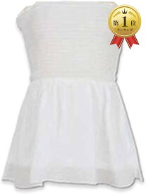 【楽天ランキング1位入賞】エンジェルス クローゼット 子供ドレス 下着 ドレスインナー ベアトップ シフォンフレア 肌着 アンダーウェア ピアノ発表会 ホワイト フリーサイズ (ホワイト, Free Size)