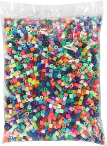�A�C�����r�[�Y �J���[ 250g ��e�� 5mm ��4000�� ��| ��[ �H�� �p �Z�b�g (�J���[)