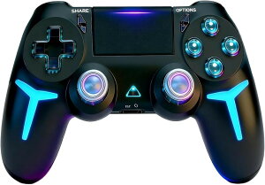 �Q�[���p�b�h 6���W���C���Z���T�[ �������{�^�� Bluetoooth ����/�L������ڑ� �x���Ȃ� LED RGB���C�g �C���z���W���b�N�t�� P4/P3/Android/PC�Ή� ���{��戵������ (�O���[)