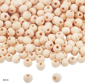 PandaHall ؐr[Y 5000 6mm n Ebhr[Y ۂ Xy[T[r[Y 2`3mm