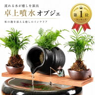 【楽天ランキング1位入賞】卓上噴水 インテリア アクアリウム ミニ滝 水流れる オブジェ (ブラック, 卓上…