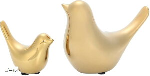 ���� �I�u�W�F �召2�Z�b�g �^�C �A�b�v �k�� �o�[�h �u�� �V���v�� �C���e���A ���� ���� ��� ���� �I�[�i�����g �v���[���g (�S�[���h, �i���j��W7.6xD3.8xH6.6cm�@�i��j��W12.7xD5.8xH9.8cm)