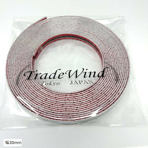 車用 メッキモール ボディー バンパー 保護 プロテクター 長さ 12m シルバー 幅30mm (シルバー, 幅30mm)