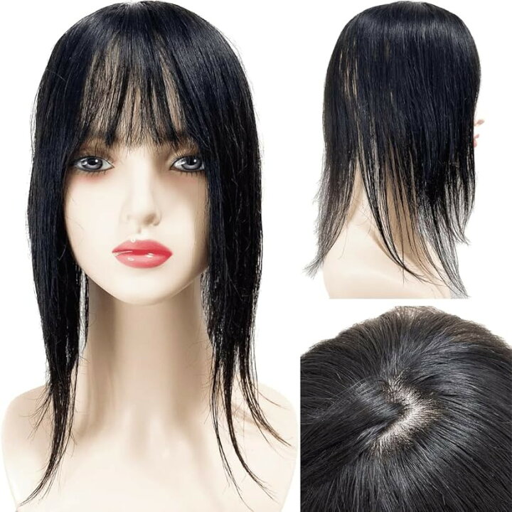 楽天市場】部分ウィッグ ヘアピース 女性 レディース 人毛100% かつら 