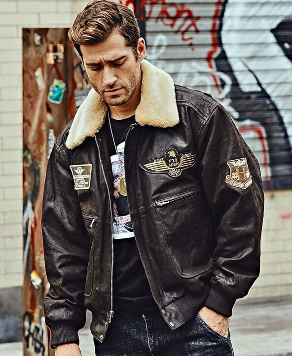 Jody & Jack】レザー ファイアーマン ジャケットA-3020（楽天市場  