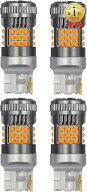 【楽天ランキング1位入賞】T20 ピンチ部違い LED ウインカー バルブ ハイフラ防止 抵抗 キャンセラー 内…