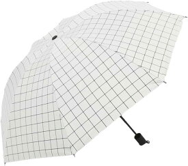 母の日 日傘 折り畳み傘 晴雨両用( ホワイト, 65 centimeters)
