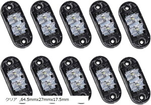 ^ LED }[J[v 12V 24V TCh}[J[ fRg gbN [ h d 10(NA, 64.5mmx27mmx17.5mm)