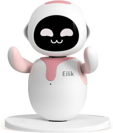 アイリック Eilik 感情的知性を備えたデスクトップコンパニオンロボット マルチロボットインタラクション デスクトップロボットのパートナー( ピンク, 11x11x13cm 0.3 kg)