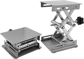 ラボジャッキ 昇降台 小型タイプ 簡単操作 高さ調節 実験用器具 地震対策 耐荷重約3kg