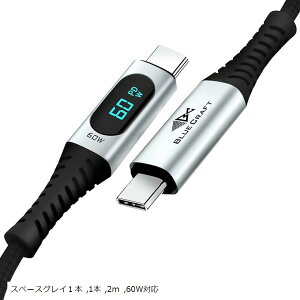 BLUECRAFT Type-C [^[tP[u LEDo̓XN[\(ubN, 2m)