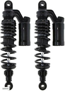 【楽天ランキング1位入賞】互換品 オーリンズタイプ リアサスペンション タンク別体 ショック 黒 2本セット 320mm (320mm)