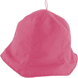 サウナハット メンズ レディース ナイロン サウナ帽子 フリーサイズ( ピンク, Free Size)