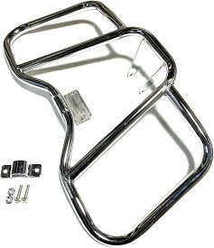 互換品スズキ 用 エンジンガード バンパー シルバー メッキ 銀 GN125 GN125H GN125-2F HJ125-8 等 社外品 カスタム パーツ 部品 シルバーメッキ (シルバーメッキ)