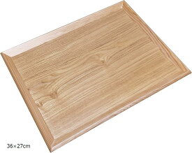 木製 トレイ ランチョンマット 盆 トレー ランチトレイ ランチトレー 長方形 36x27cm (36x27cm)