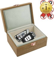 【楽天ランキング1位入賞】リレーアタック リレーアタック防止用スマートキーケース ミニ 木目調 (ミニ …