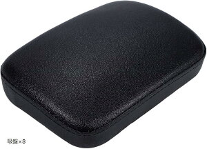 【楽天ランキング1位入賞】互換品タンデムシート ピリオンシート バイク用 吸盤装着 リアシート パッド ブラック 二人乗り アメリカン オートバイ ハーレー スポーツスター ソフテイル等