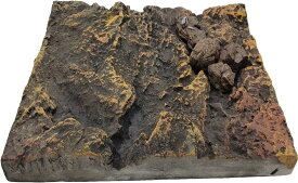 ジオラマベース 岩場 モールド ジオラマシート 地面 プラモデル 地面台 情景コレクション 模型