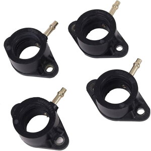 互換品カワサキ 用 インテークマニホールド インマニ 4個 セット キャブレター ホルダー Z400FX Z550FX Z400J KZ500 GT550 KZ1000LTD/GPz 等 メンテナンス 用品 社外品 交換 パーツ