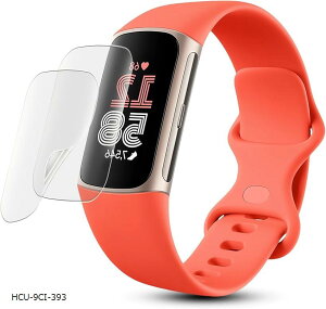 A`OA 2ZbgFor Charge5 / Fitbit Charge6p tB p KX TPUSʕی/LYC/@ׂȃ^b`/CA[/^0.15mm یtB (HCU-9CI-393)