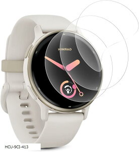 3���Z�b�gFor GARMIN �K�[�~��vivoactive 5 �p �t�B���� �_�炩��TPU�� 3D�S�ʕی� ���� �C�A���X �L�Y�C�� �����ߗ� �X�N���b�`�h�~ �ی�t�B���� (HCU-9CI-413)