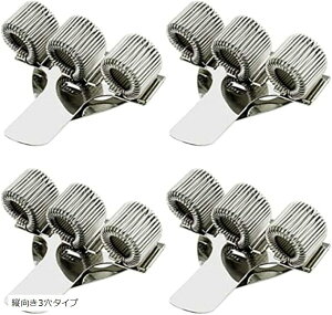 �y���z���_�[ �N���b�v�t�� 4�Z�b�g �{�[���y�� �t�b�N �N���b�v���y���z���_�[ �蒠 �m�[�g �c����3���^�C�v (�c����3���^�C�v)