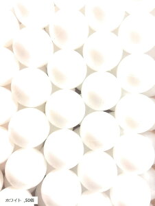 【楽天ランキング1位入賞】卓球 ボール ピンポン 玉 レジャー 練習 用 無地 ロゴ無し セット(ホワイト, 50個)