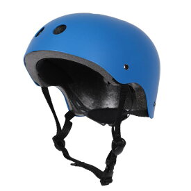 自転車 ヘルメット 子供 CE認証の中でも自転車用ヘルメット安全基準EN1078取得 小学生 男の子 スケートボード( 青, S)